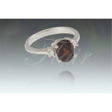 Large Oval with two CZ