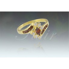 Fancy Marquise Style w/Channel Set Sides G/P