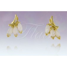 Three Leaf Spray Gold Plated