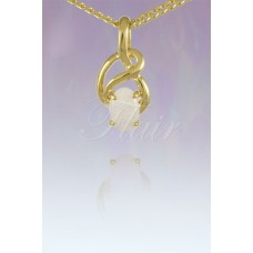 Small Lasso Swirl Gold Plated