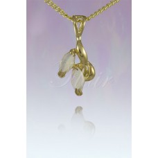 Two Leafed Branch Gold Plated