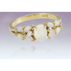 Cluster band w/Leafed Shoulders