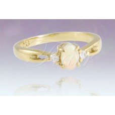 Split Shank Oval Gold Plated