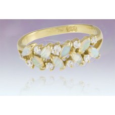 Fancy Zigzag Design Gold Plated