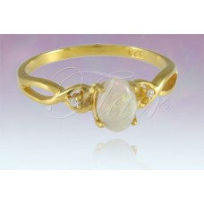 Criss Cross Open Shank Gold Plated