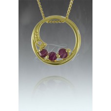 Large Open Circle Gold Plated