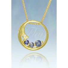 Large Open Circle Gold Plated