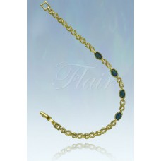 Criss Cross Cable Design Gold Plated